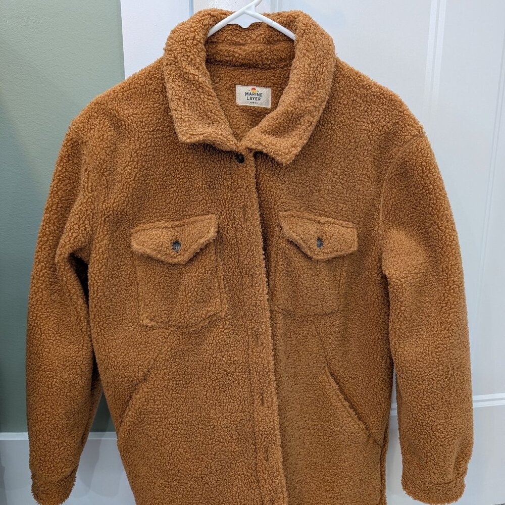 Marine Layer fleece button up